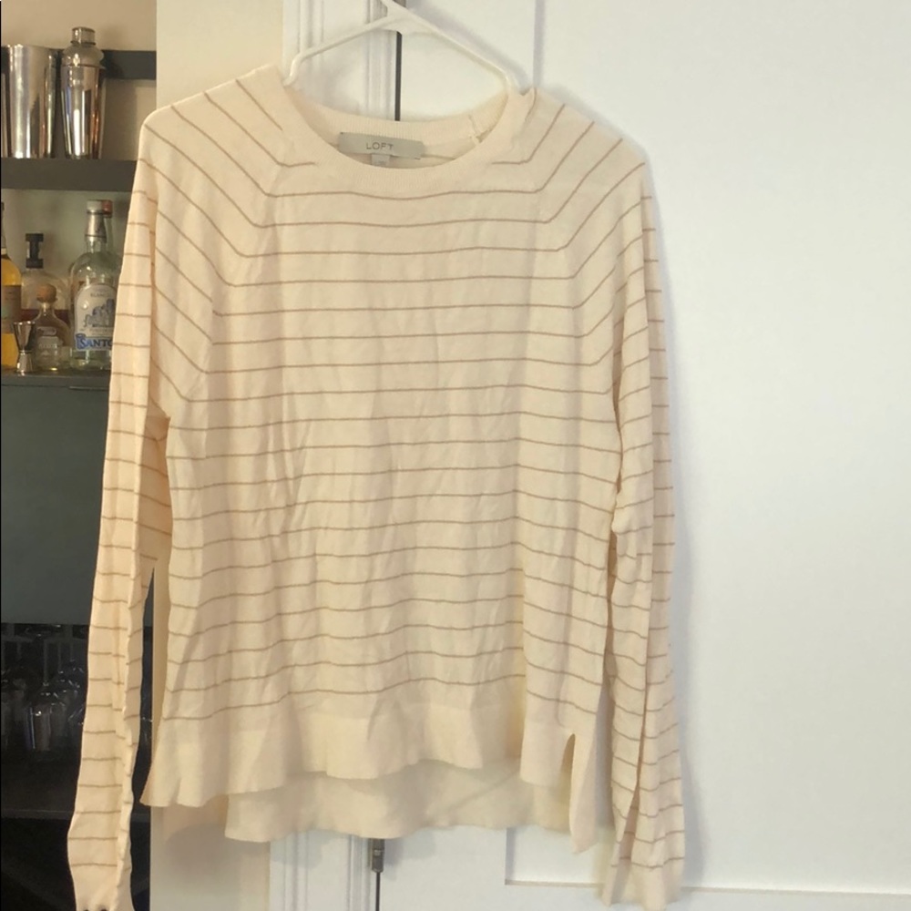 LOFT scoop neck sweater size large